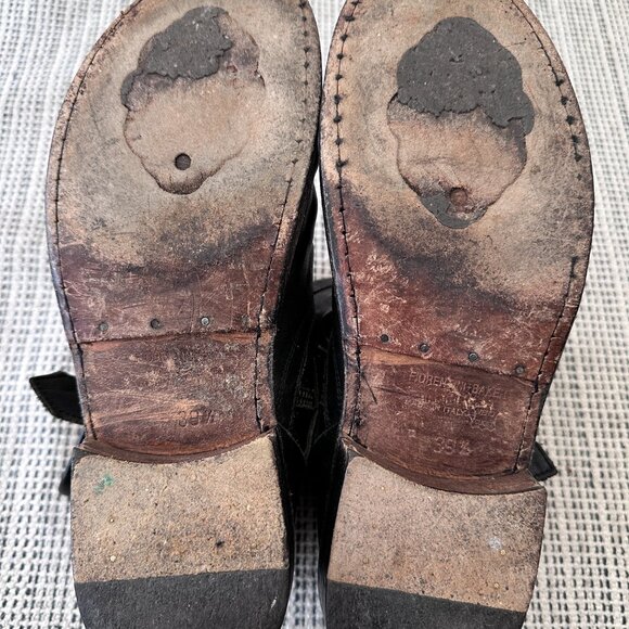 FIORENTINI + BAKER Eternity Eli Black Leather Motorcycle Ankle Boots sz 39.5 / 9 - Picture 3 of 11